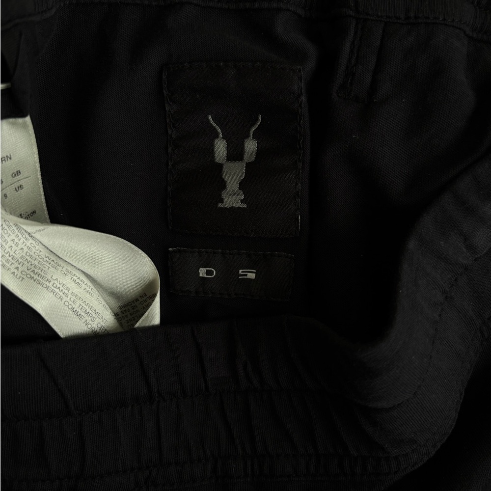 Rick Owens DRKSHDW drawstring skirt Black Soft Short Pillar Skirt - Picture 7 of 11